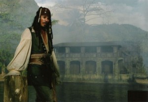 Johnny Depp at Wallilabou Captain Jack Sparrow at Wallilabou